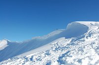 Risalita in Grem (2049 m.) stracolmo di neve fresca dopo le grandi nevicate (9 febbraio 09)  - FOTOGALLERY